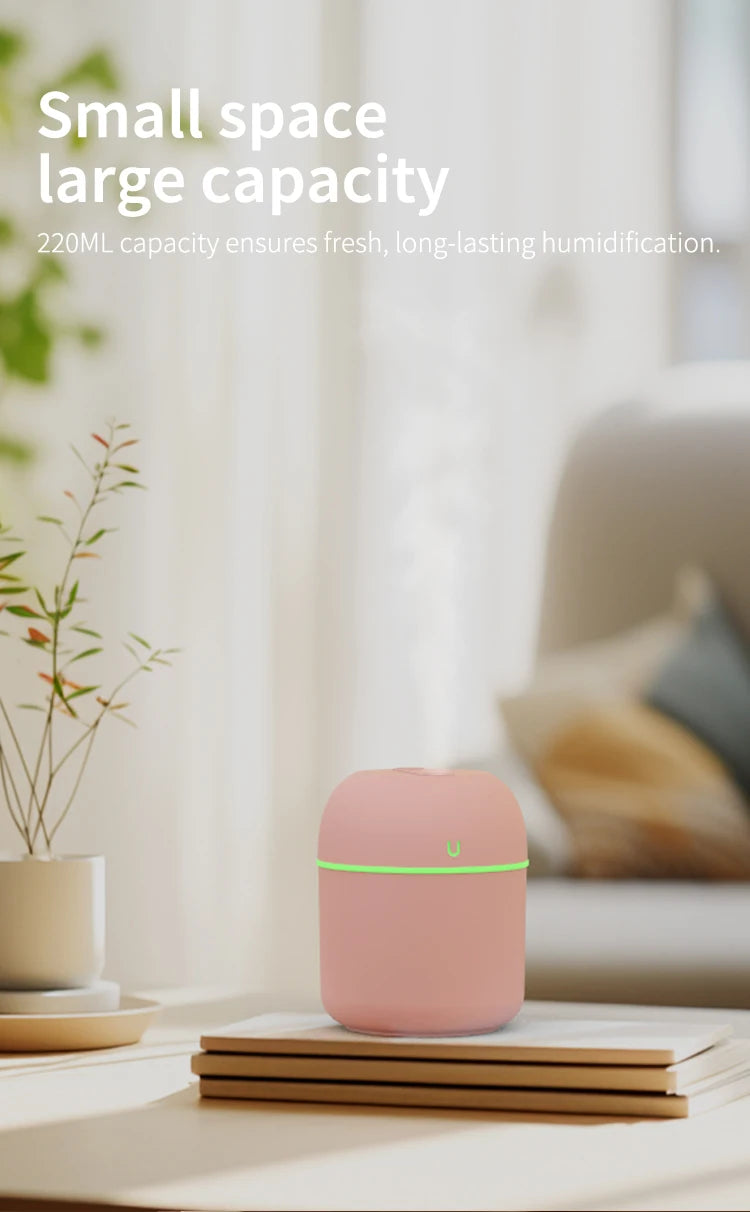 USB air humidifier Mini fog household small desktop humidifier Intelligent car aromatreatment machine